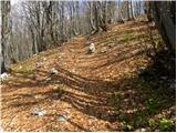 Podbrdo - Slatnik (northwestern peak)